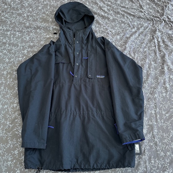 Patagonia Other - Vintage 1980's PATAGONIA Jacket Men's MEDIUM Black Shell (feels like large)